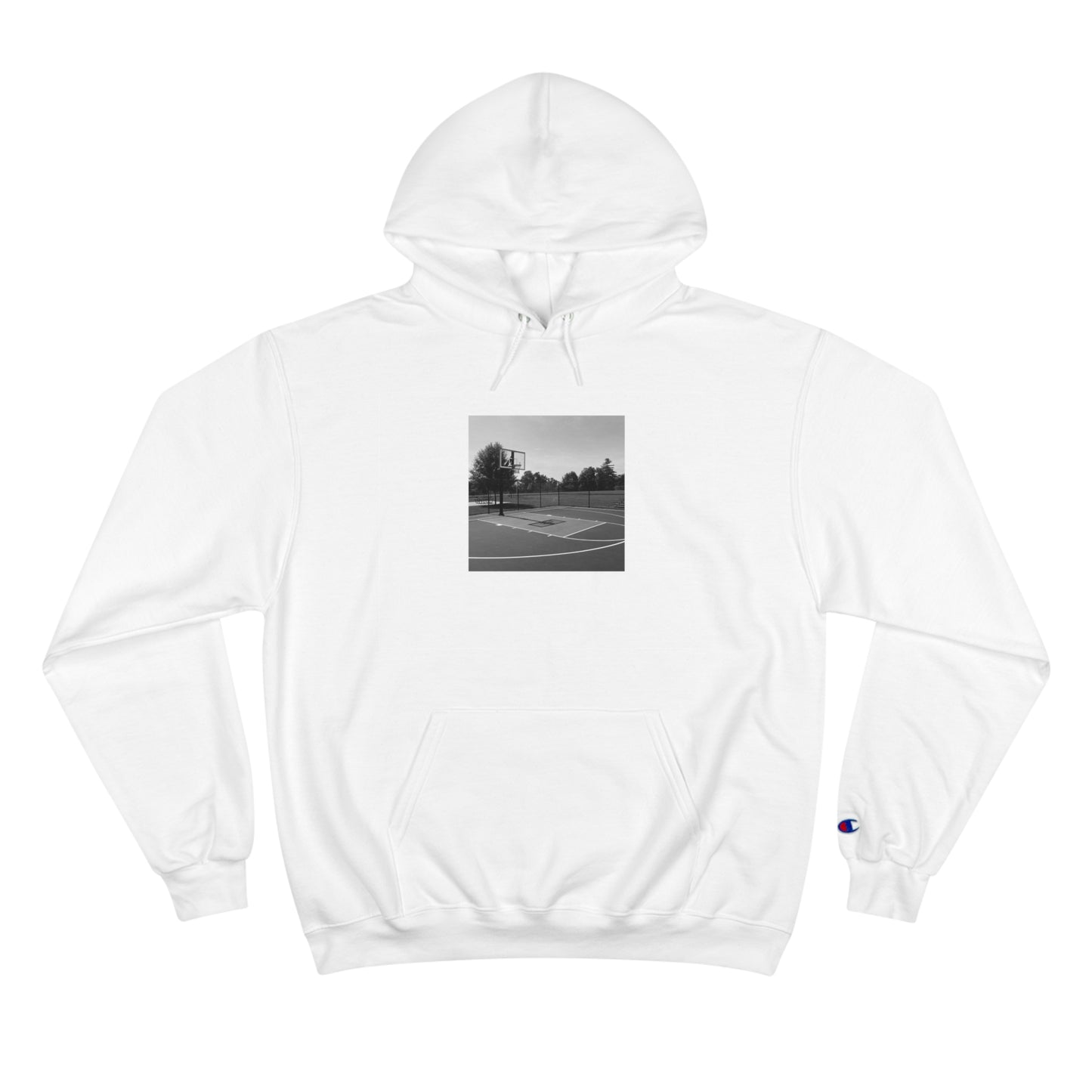 fine.hoop.b.w. Champion Hoodie